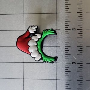 NEW! Grinch Headband Santa Hat Christmas Holiday Shoe Croc Charm